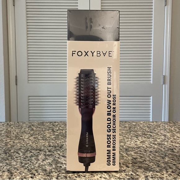 NWT FOXYBAE Rose Gold Blowout Dryer Brush Pro (Size 60 mm) - Picture 2 of 5